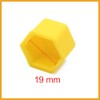 Partuto 20pcs 19mm Rubber Car Wheel Tire Nut Screw Lug