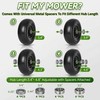 11x4.00-5 Lawn Mower Tires Flat Free, 2 Pack 11x4-5 Solid