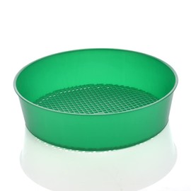 UUYYEO 2 Pcs Large Plastic Garden Sieve Dirt Sieve Screen Sifting Pans Beach Sand Sifter Sieve Soil Sifter Screen Gardening Tools
