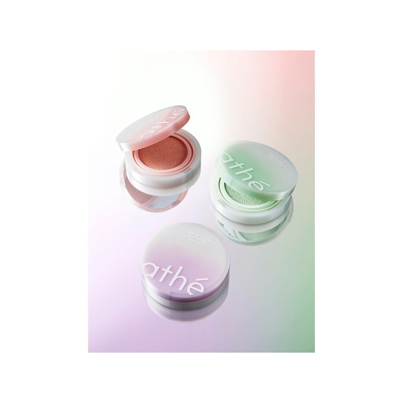 ATTEE (아떼뷰티)아떼 비건 릴리프 라이팅 톤업 선 쿠션 SPF50+PA++++ 택