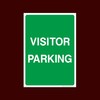 Visitor parking Plastic Sign (P13) - No Parking, Private Property,