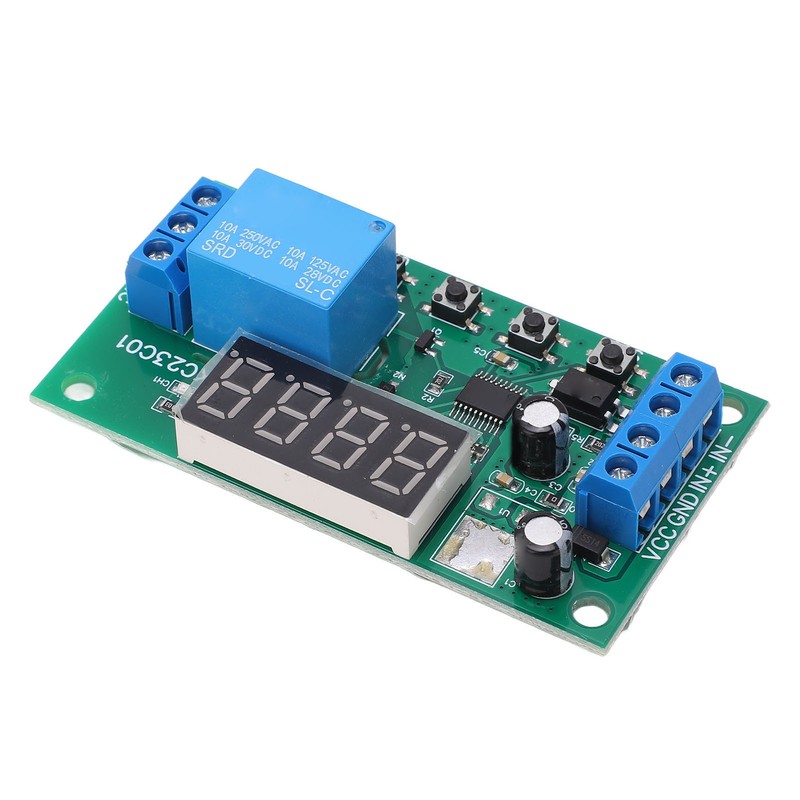 Multifunctional Pulse Counter Relay Board 0.1S to 9999999.9s 0.01s Accuracy