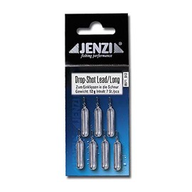 JENZI Drop-Shot Blei long mit Spezial-Wirbel SB-Verpackt Anzahl 7 12,0 g