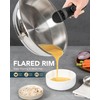 MICHELANGELO Stainless Steel Frying Pan Set, Cooking Pans with Removable