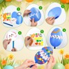 Cinrobiye 24 Set Easter Craft kit DIY Bunny Eggs Make