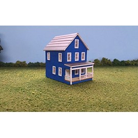 Train Time Laser HO Scale 20th Ave House Laser Cut Kit