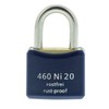 Burg-Wächter Brass Padlock with Plastic Sheath, 3.5 mm Shackle Thickness,