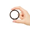Qulable Shower Curtain Rings-12 Pack- Plastic Shower Curtain Hooks O-Shaped