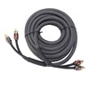 Car Audio Signal Cable Adapter 4.5m/180in Black PVC Plastic Layer