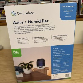 DH Lifelabs 591020110 Aaira Hydrating Dry Air Purifiers 538Sq Ft Odor Eliminator