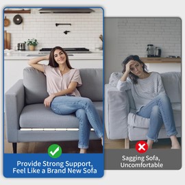 THMINS Heavy Duty Sofa Cushion Support Board for Fixing Sagging Sofas, 21.5" x 70" Laminated Wood Sofa Cushion Support Board, Double Sided Non-Slip Deep Support and Protect Sofa Cushions