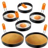 Egg Ring Pancake Ring Set 6 Pcs Stainless Steel Fried