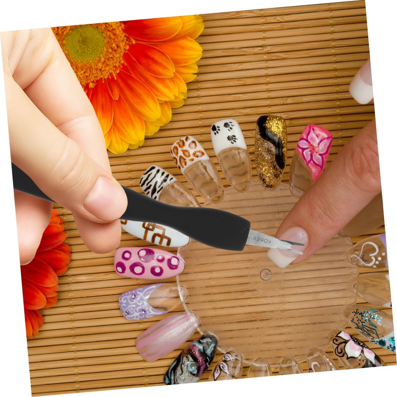 Ipetboom 6pcs Exfoliating Tools Set Cuticle Remover Nail Buffing Block