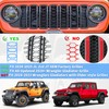 MONOKING 5PCS RGB LED Grille Lights Compatible for 2024-2025 Jeep