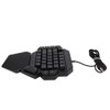 Onehanded Keyboard RGB Blacklight Mechanical Keyboard With Macro Definition Function