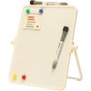 Double-Sided Magnetic Whiteboard - 17×21.3cm (6.7×8.4in) with Stand | Includes