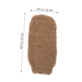 SAFIGLE 2Pcs Body Massage Gloves Durable Exfoliating Bathing Mitts for Deep Skin Cleansing Reusable Shower Accessories for Home and Indoor Use for Arms Legs and Back