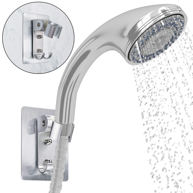 CHENGU 2 Pcs Shower Head Holder Strong Adhesive Shower Head