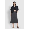 JAJU [JAJU] Women's Scat Scat A-line Skirt_Charcoal