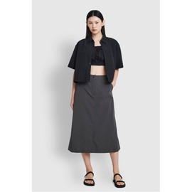 JAJU [JAJU] Women's Scat Scat A-line Skirt_Charcoal