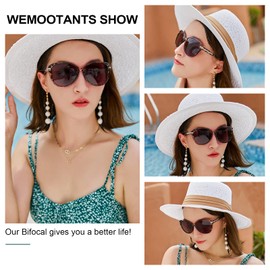 WEMOOTANTS Bifocal Reading Sunglasses 1.5 for Women Sun Readers Glasses Outdoor UV Protection Blue Light Blocking 150 100 200 250 300 350 400 Tortoise