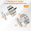 4Pcs Align-N-Lock Dining Table Locks, Heavy Duty Metal Spring Dining