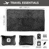 RELANSON 2 Pack Portable Travel Blanket and Pillow - Premium