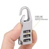 2PCS 3 Digit Combination Password Lock Security Lock Travel Lock