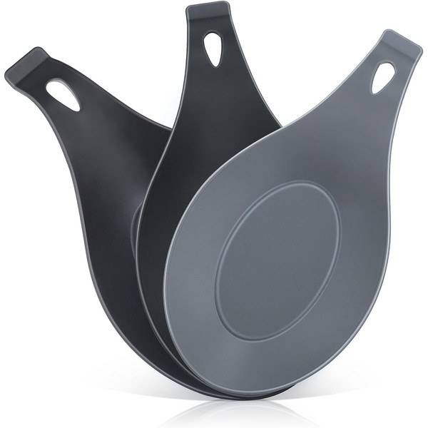 3 Piezas Reposabrazos Modernos De Silicona Para Cuchara, Soportes Para