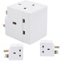 Mr. Gadget's Solutions® 3 Way Socket Multi Plug Fused Adapter