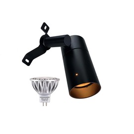 Arrownine Landscape Lighting Down Lights,Moonlight Low Voltage Outdoor Wall Tree Mounted Lights Replaceable MR16 LED Bulb Included Black Finish with Bulb