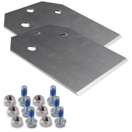 RANSENERS Replacement Blade Set of 2 for Spatula Chisel SDS-PLUS-P08, 110 x 100 mm, 65Mn Super Elastic Steel