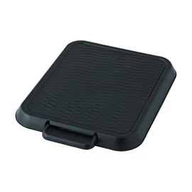 Copco Coffee Cab Rolling Countertop Small Appliance Stand, Compact Glide Pad for Coffee Machines & Kitchen Essentials, Non-Slip, Heat-Resistant Base, Easy Access & Durable Construction (Black)