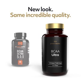 Protein Works - BCAA Ultra, Branched Chain Amino Acid Supplement, 90 Tablets