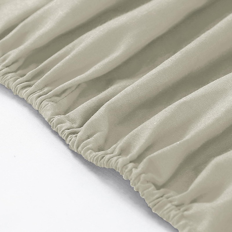 CHARKHAH Polycotton Fitted Sheet for Single Double King Super King