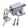 Merriway BH01813 (1 Pcs) Patio Door Lock, Matt Chrome-Pack of