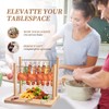 Triceratops Bacon Display Rack, Wood Bacon Serving Dishes, Bacon Hanger