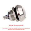 E Support 12mm Anti Vandal Momentary Metal Push Button Toggle