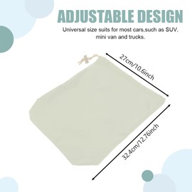 QZTYTY 4PCS Car Side Mirror Covers, Winter Car Accessories, Auto Rearview Protection Cover, Universal Waterproof Snow Mirror Cover Car Exterior Accessories Compatible with Cars Trucks (Beige, 4PCS)