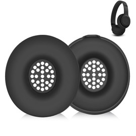 Solo 4 Silicone Ear Pads Cover Case Cover Compatible with Beats Solo 4 Solo3 Solo2, Anti-Scratch, securely, Washable Protector Cover, Solo4 Protective Earpad Covers Accessories - Black