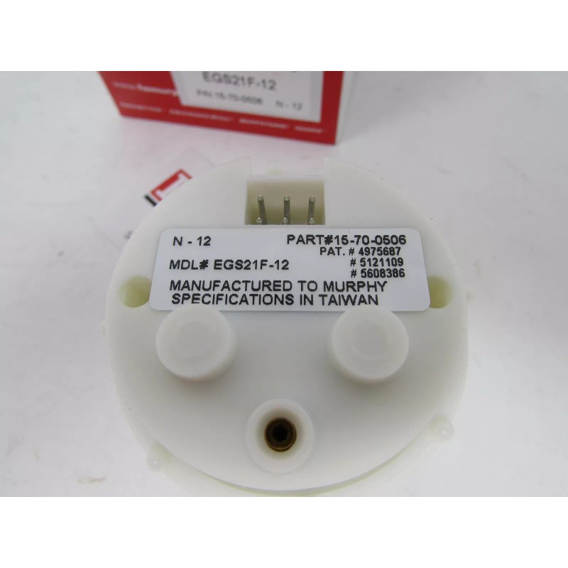 Murphy Switch NEW MURPHY ELECTRIC FUEL GAUGE EGS21F-12 15700506
