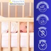Hippychick Cotton Fitted Mattress Protector, 100 Percent Waterproof, Anti Allergy,
