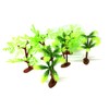 Set of 6 Artificial Miniature Jungle & Palm Trees (4-6"