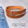 Naru Genuine Tochigi Leather Belt, Men's, Business, Casual Suit, Gentleman's