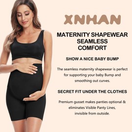Plus Size Maternity Shapewear for Baby Shower Dress, Maternity Photoshoot Dresses Black XXXL