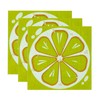 32Pcs Lemon Disposable Paper Dessert Napkins, 6.5in