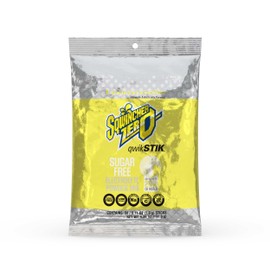Sqwincher Zero Qwik Stik Sugar Free, Lemonade, .11 oz (Pack of 50), Yellow, Standard (060103-LA-50)