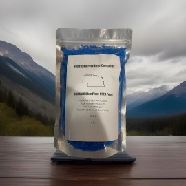 Nebraska Fertilizer Company 1lb Blue Organic Plant Food made from urea nitrogen