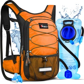 Hydration Pack, Insulated Hydration Backpack with 2L Hydration Bladder, Hiking Backpack for Men Women Kids, Water Backpack for Hiking, Running, Cycling, Camping