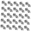 iplusmile 25pcs Expansion Screws for Doors Metal Cavity Fixing Nuts